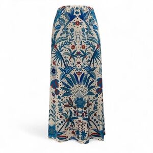 Like New Floral Boho A-Line Skirt X-Large